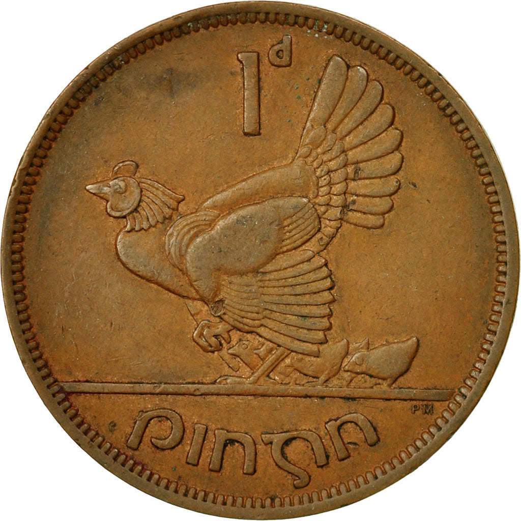 Monnaie, IRELAND REPUBLIC, Penny, 1949, TB, Bronze, KM:11