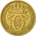 Moneta, Danimarca, Christian X, 2 Kroner, 1925, Copenhagen, MB+