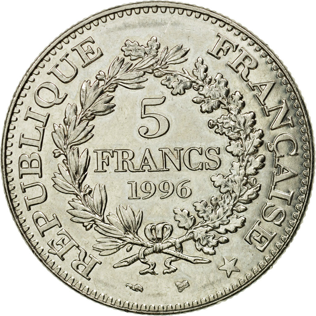 Monnaie, France, Hercule, 5 Francs, 1996, Paris, TTB, Nickel, Gadoury:777