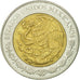 Moneta, Messico, 5 Pesos, 2012, Mexico City, MB+, Bi-metallico, KM:605