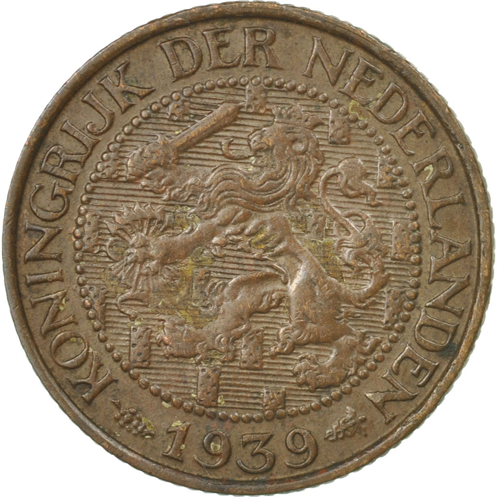 Moneta, Paesi Bassi, Wilhelmina I, Cent, 1939, MB, Bronzo, KM:152