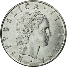 Coin, Italy, 50 Lire, 1976, Rome, VF(30-35), Stainless Steel, KM:95.1