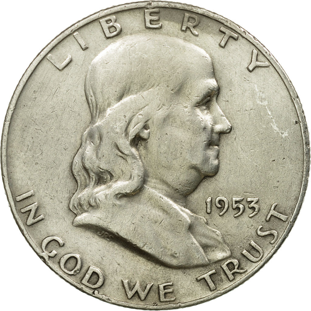 Moneta, Stati Uniti, Franklin Half Dollar, Half Dollar, 1953, U.S. Mint, Denver
