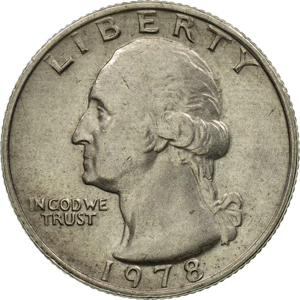 Coin, United States, Washington Quarter, Quarter, 1978, U.S. Mint, Philadelphia