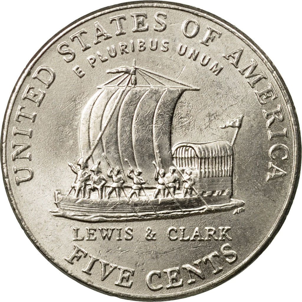 Moneta, Stati Uniti, Jefferson - Westward Expansion - Lewis & Clark