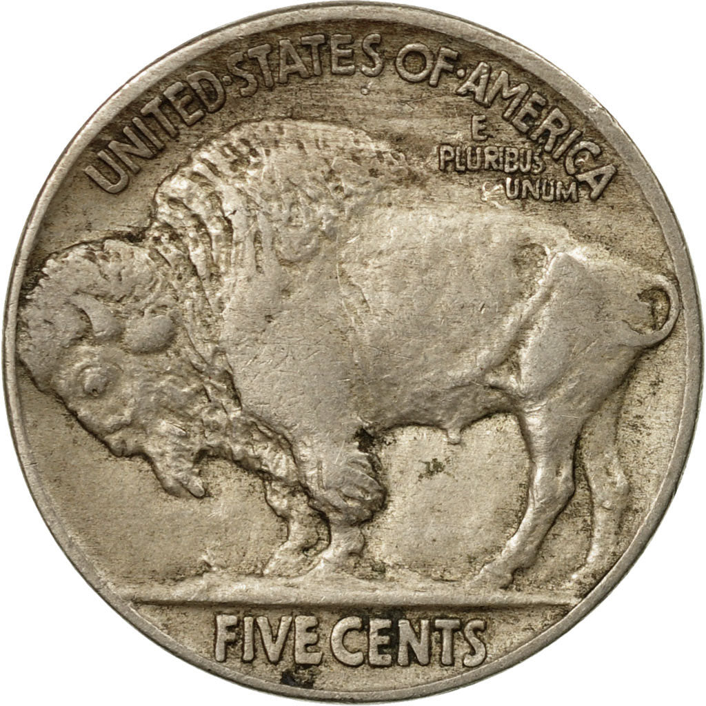 Monnaie, États-Unis, Buffalo Nickel, 5 Cents, 1914, U.S. Mint, Philadelphie