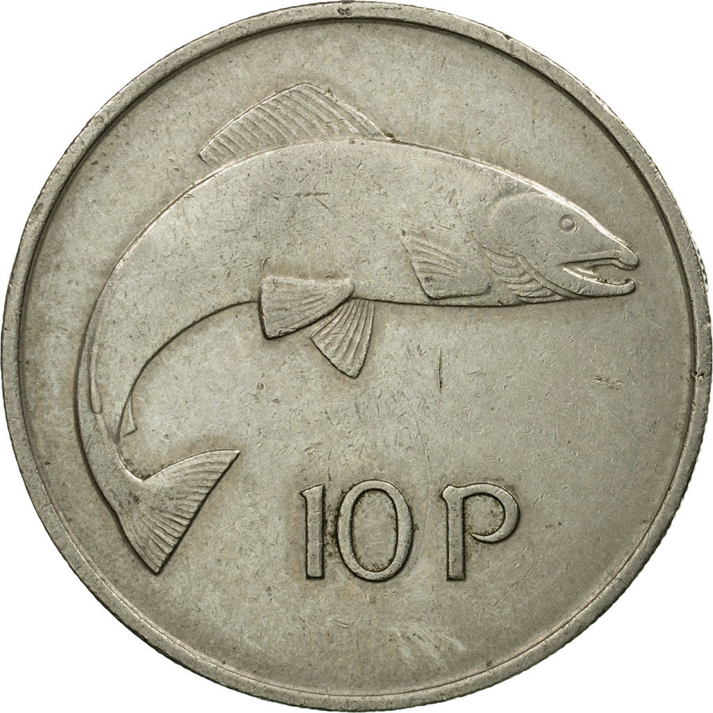 Monnaie, IRELAND REPUBLIC, 10 Pence, 1974, TB+, Copper-nickel, KM:23
