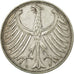 Moneta, GERMANIA - REPUBBLICA FEDERALE, 5 Mark, 1951, Karlsruhe, MB, Argento