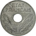 Monnaie, France, État français, 20 Centimes, 1944, Paris, TB+, Iron