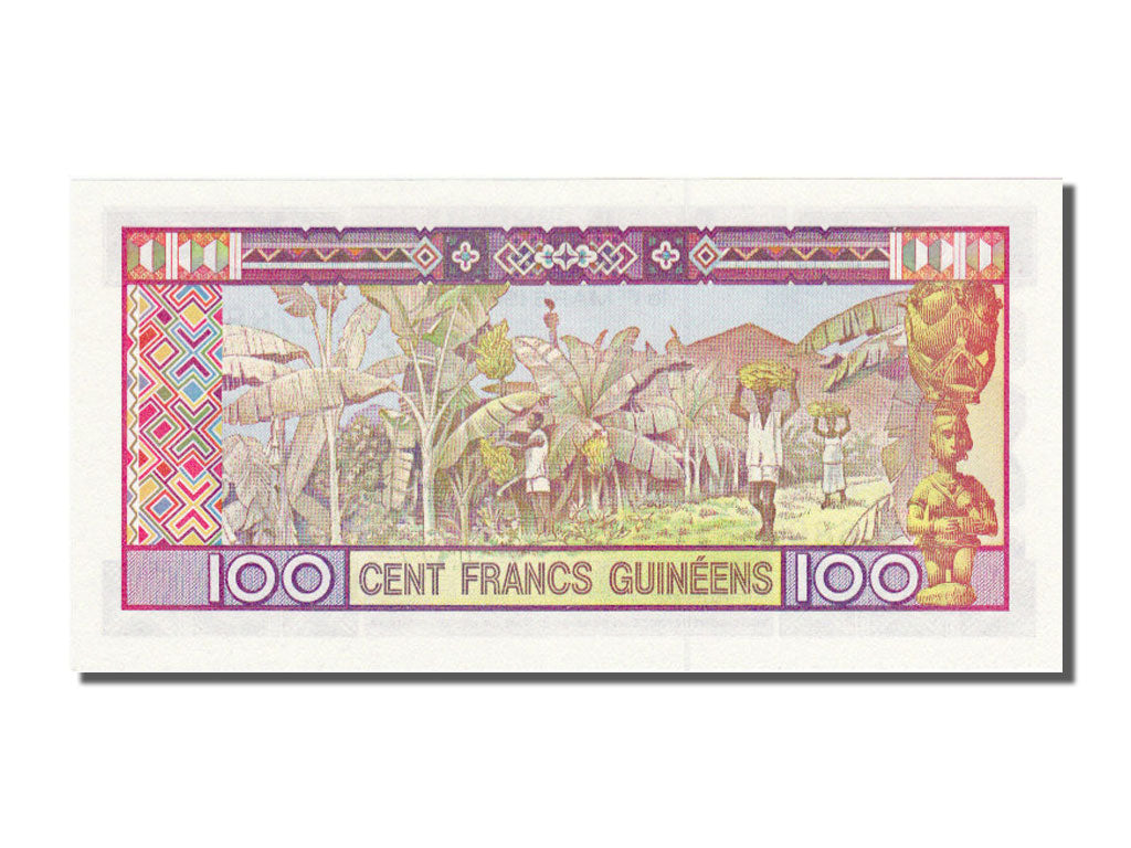 Guinea, 100 Francs, 1985, FDS