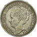 Coin, Netherlands, Wilhelmina I, 25 Cents, 1940, VF(30-35), Silver, KM:164