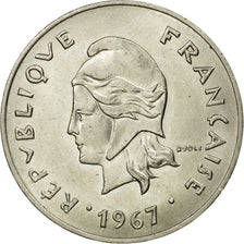 Moneta, Polinesia francese, 50 Francs, 1967, Paris, BB, Nichel, KM:7