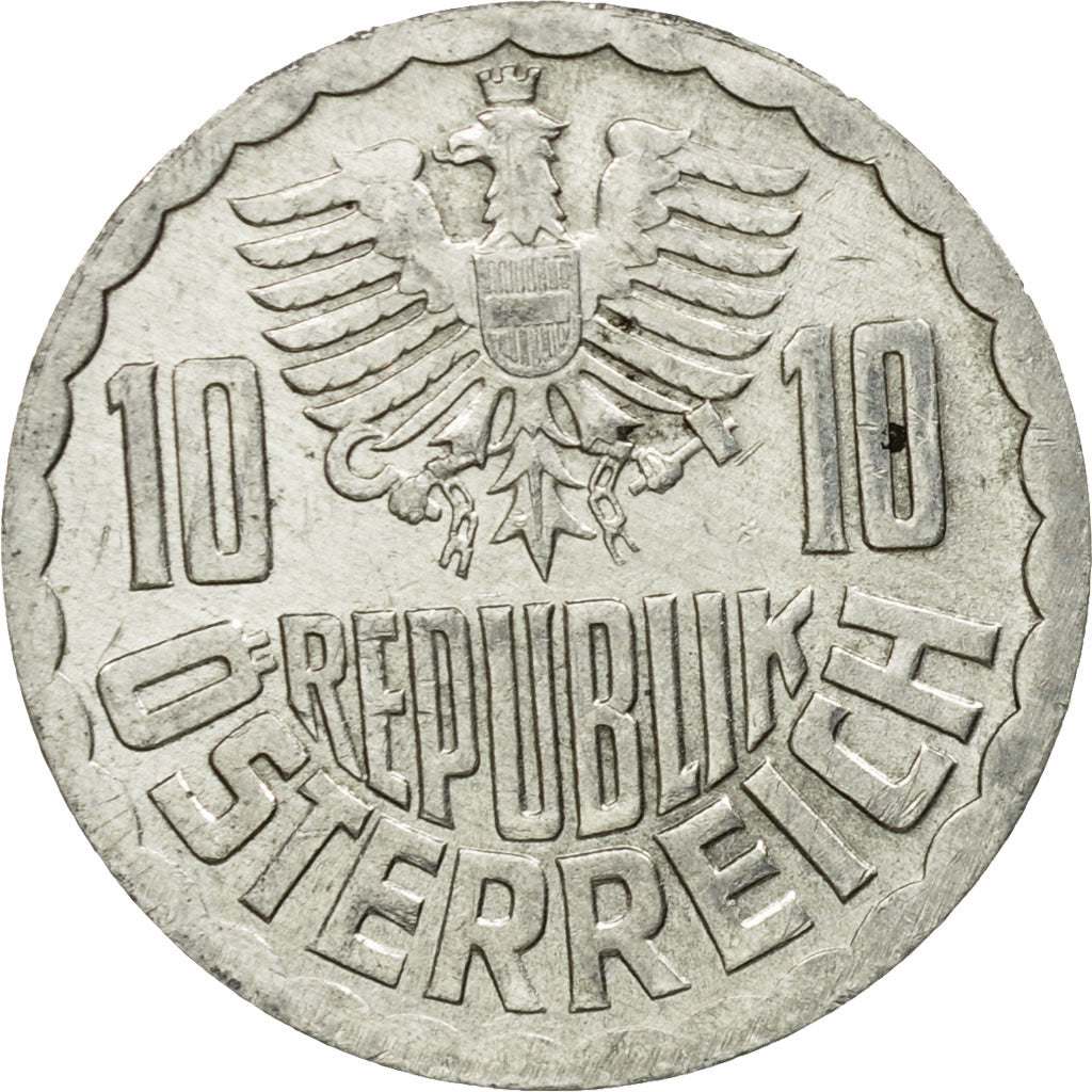 Monnaie, Autriche, 10 Groschen, 1990, Vienna, TB+, Aluminium, KM:2878