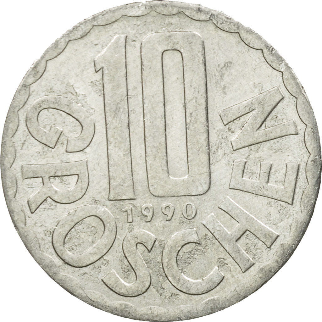 Monnaie, Autriche, 10 Groschen, 1990, Vienna, TB+, Aluminium, KM:2878