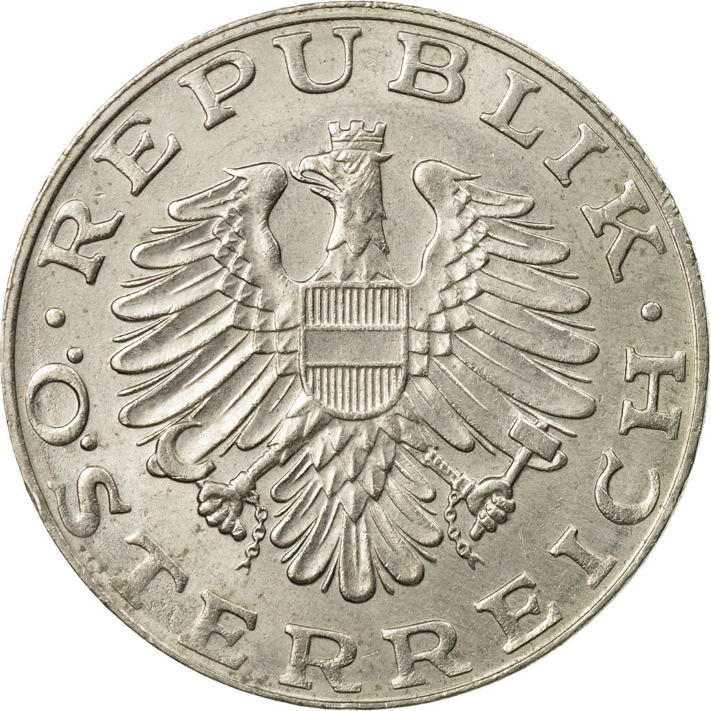 Moneta, Austria, 10 Schilling, 1984, MB+, Nichel placcato rame-nichel, KM:2918