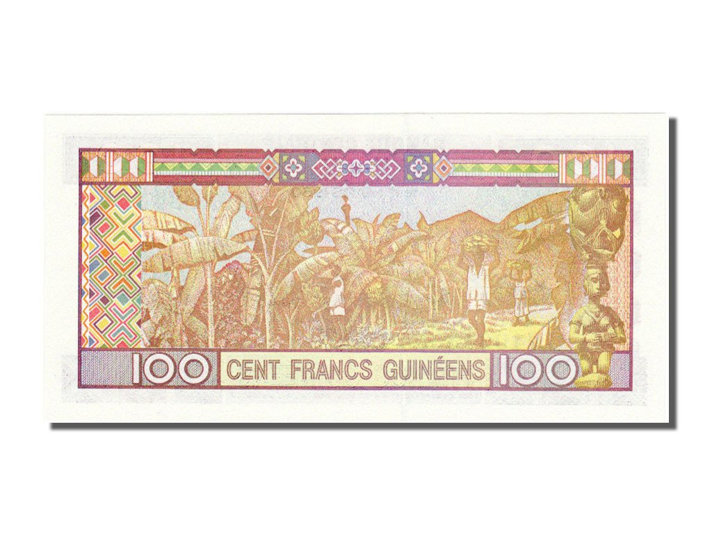 Guinea, 100 Francs, 1998, KM #35a, UNC(65-70), AT940343