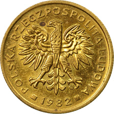 Munten, Polen, 2 Zlote, 1982, Warsaw, FR+, Tin, KM:80.1