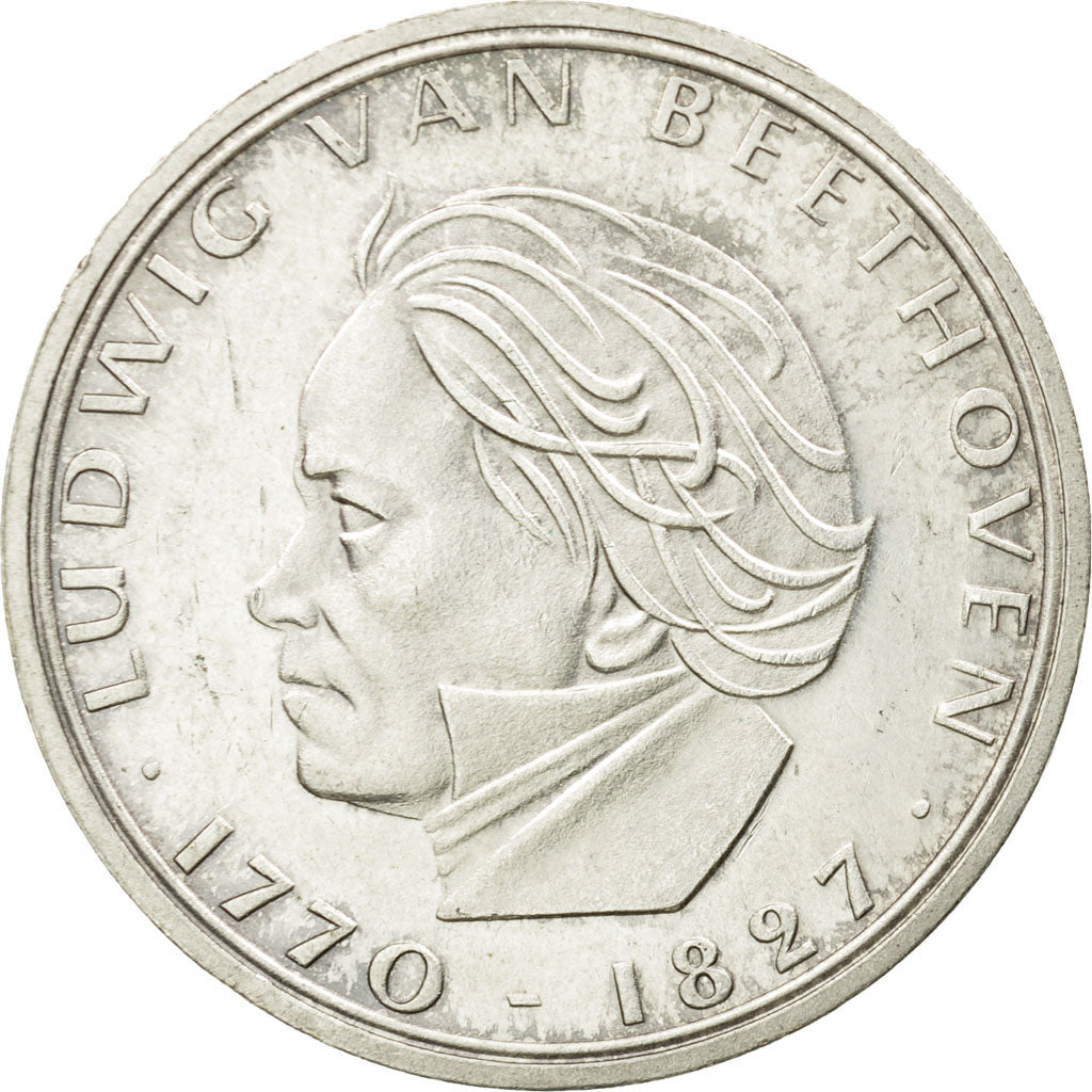 Moneta, GERMANIA - REPUBBLICA FEDERALE, 5 Mark, 1970, Stuttgart, Germany, BB