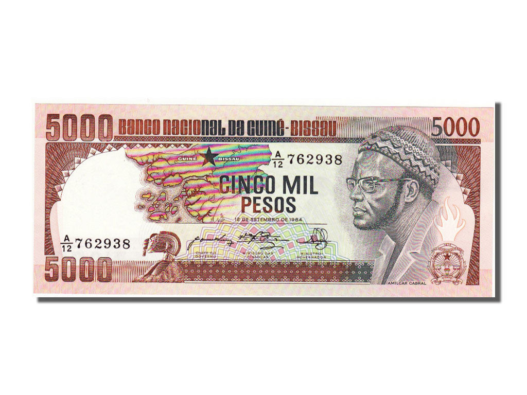 Banknote, Guinea-Bissau, 5000 Pesos, 1984, 1984-09-12, UNC(65-70)