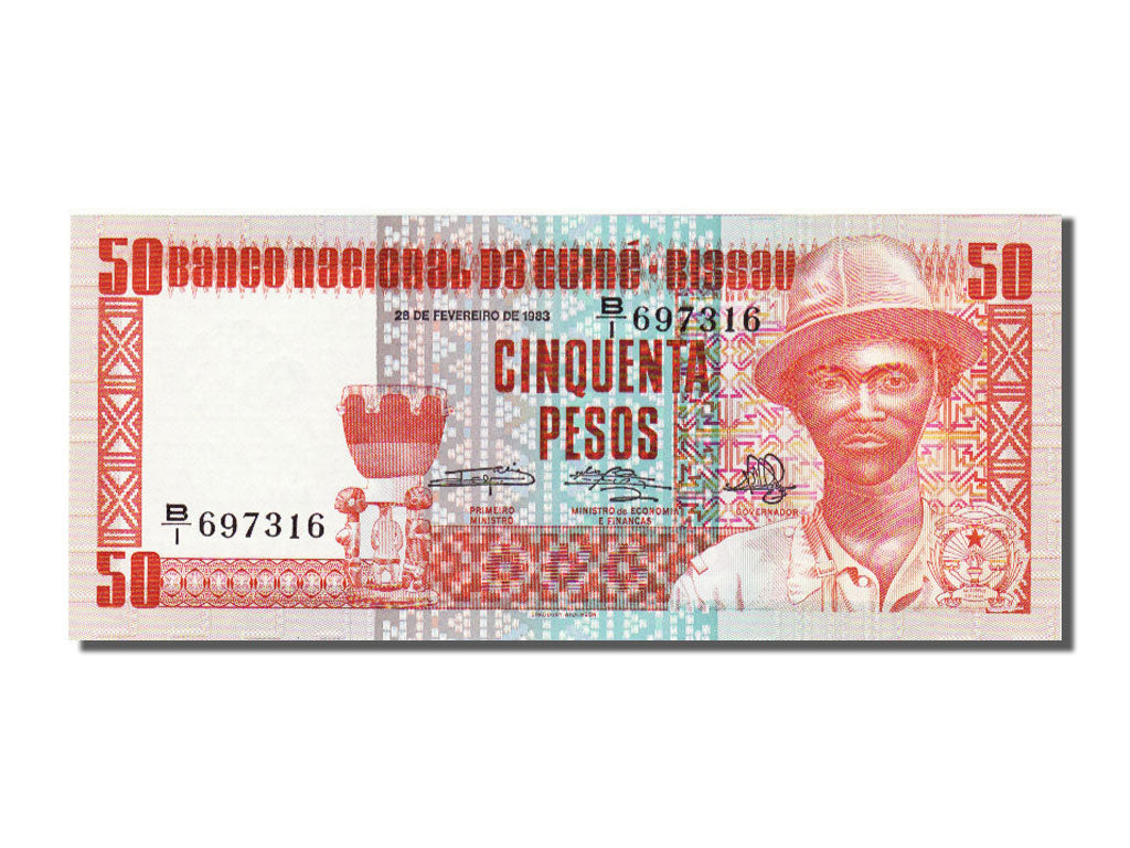 Guinea-Bissau, 50 Pesos, 1983, KM #5a, 1983-02-28, UNC(65-70), BI697316