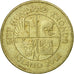 Moneta, Islanda, 100 Kronur, 2001, MB+, Nichel-ottone, KM:35