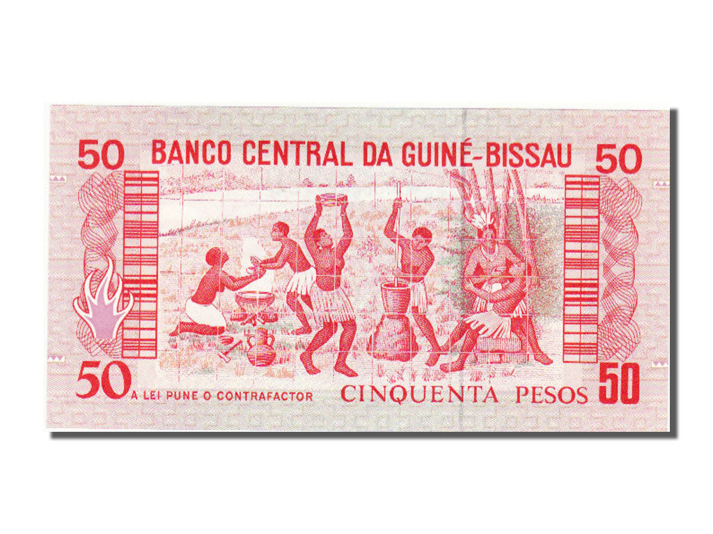 Guinea-Bissau, 50 Pesos, 1990, KM #10, 1990-03-01, UNC(65-70), AA143589