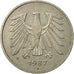 Münze, Bundesrepublik Deutschland, 5 Mark, 1987, Hambourg, S+, Copper-Nickel