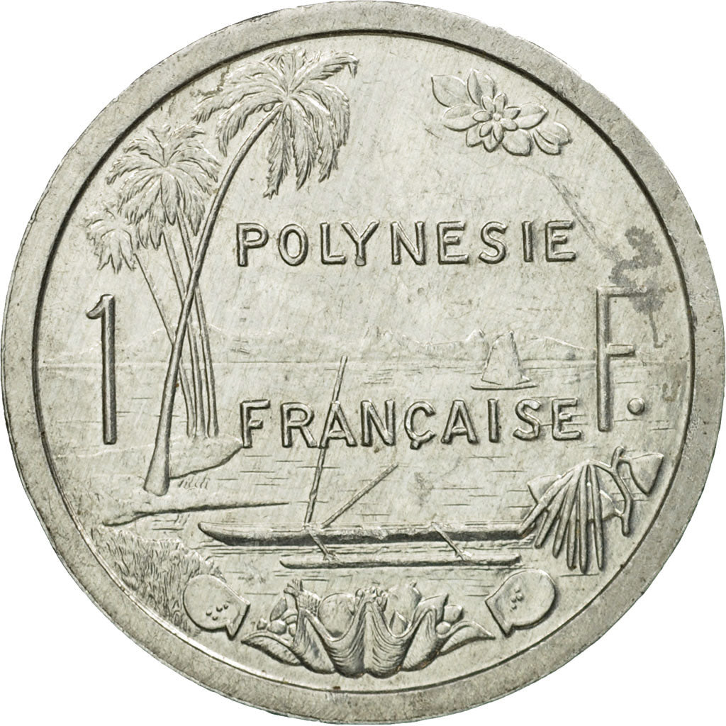 Coin, French Polynesia, Franc, 1991, Paris, EF(40-45), Aluminum, KM:11