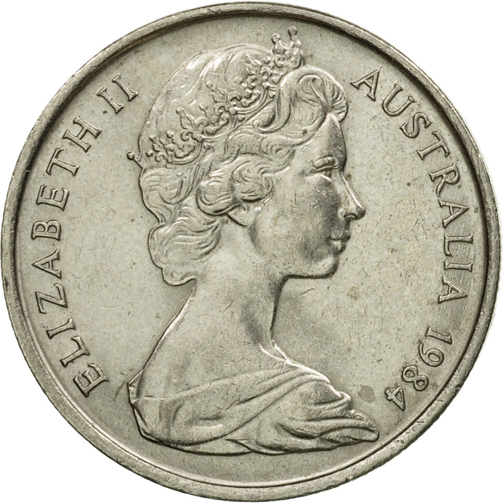 Monnaie, Australie, Elizabeth II, 5 Cents, 1984, Melbourne, TTB, Copper-nickel