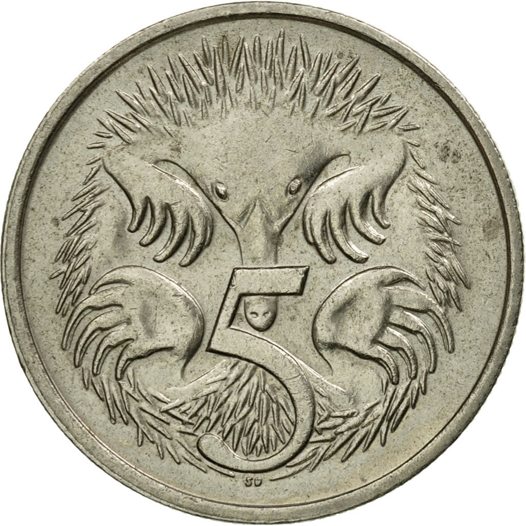 Monnaie, Australie, Elizabeth II, 5 Cents, 1984, Melbourne, TTB, Copper-nickel