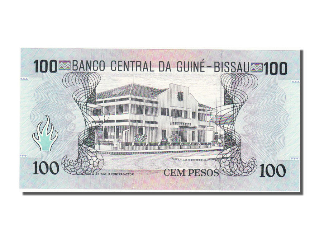 Guinée Bissau, 100 Pesos, 1990