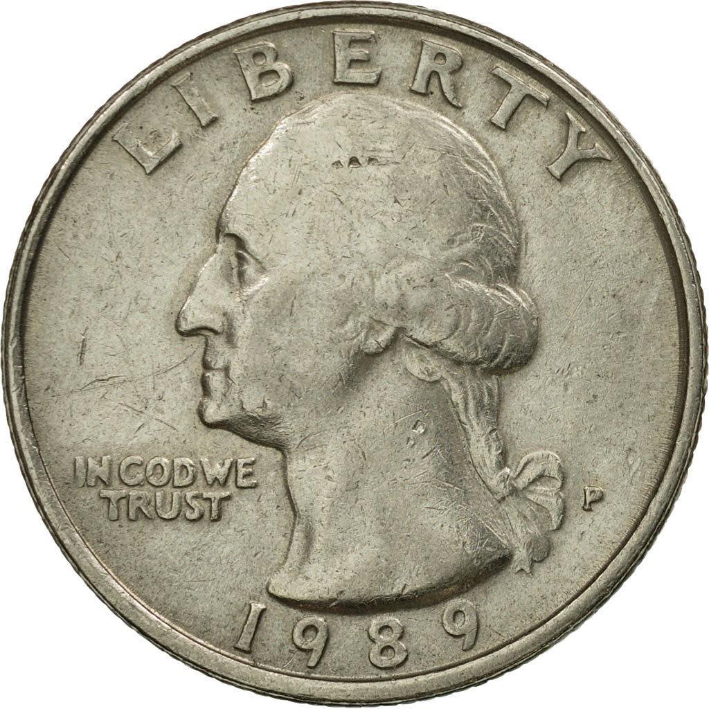 Monnaie, États-Unis, Washington Quarter, Quarter, 1989, U.S. Mint