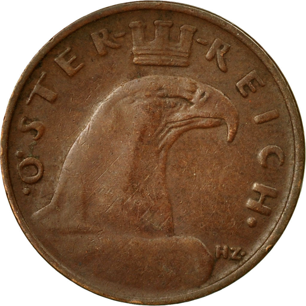 Munten, Oostenrijk, Groschen, 1929, FR+, Bronze, KM:2836