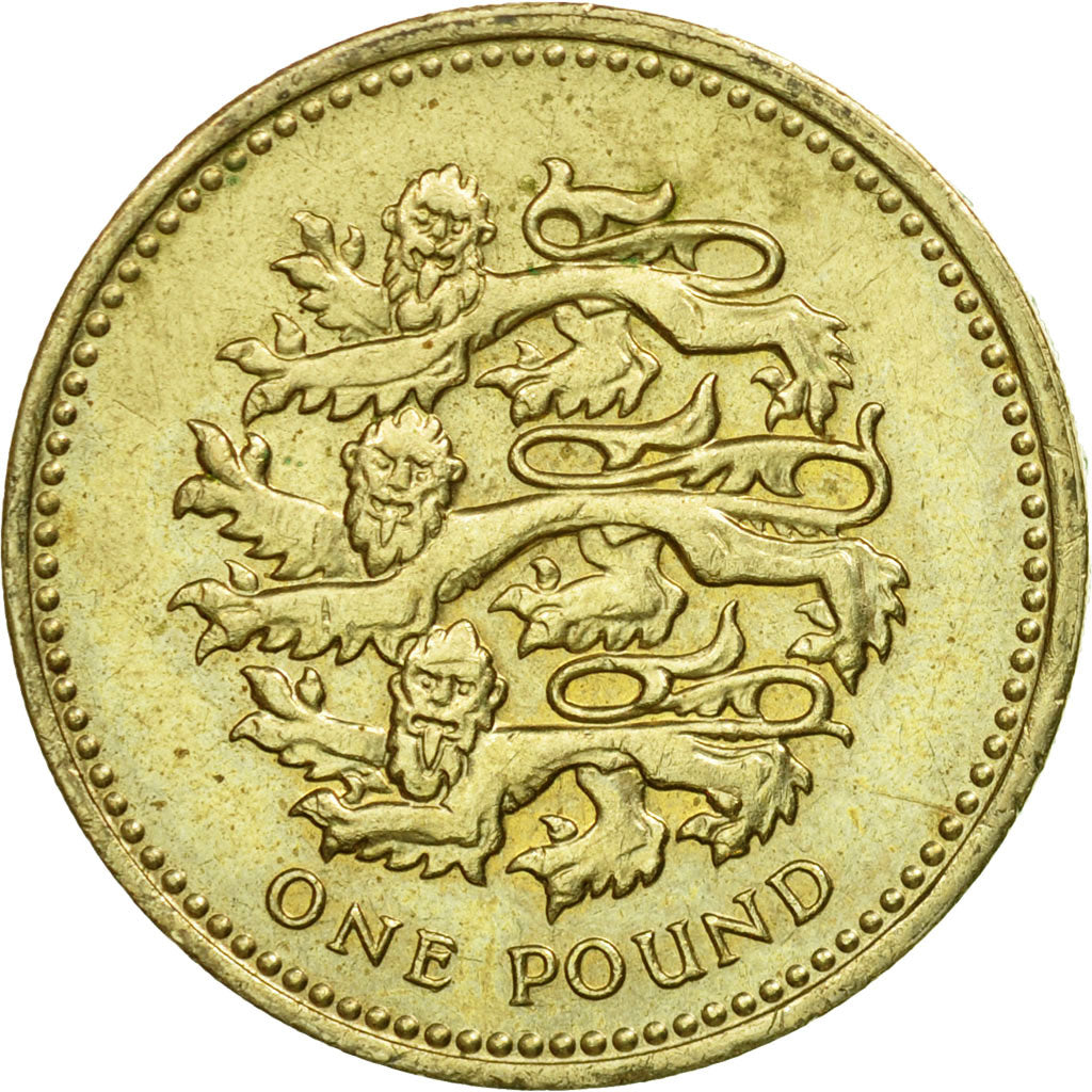 Monnaie, Grande-Bretagne, Elizabeth II, Pound, 1997, TTB, Nickel-brass, KM:975