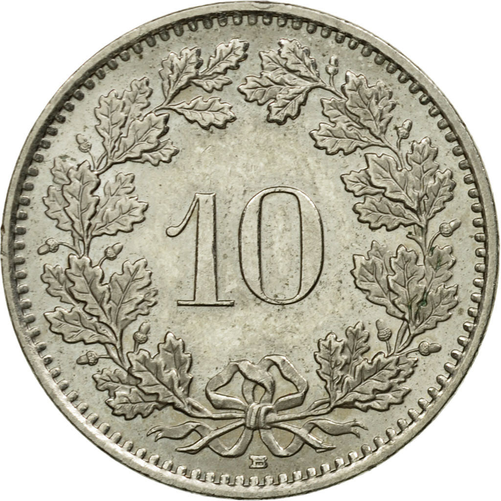 Moneta, Svizzera, 10 Rappen, 2005, Bern, BB, Rame-nichel, KM:27