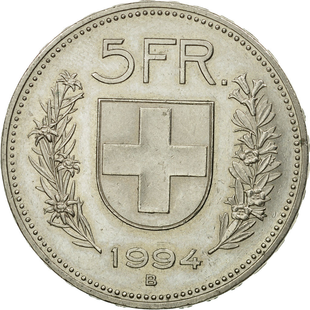 Monnaie, Suisse, 5 Francs, 1994, Bern, TTB, Copper-nickel, KM:40a.4
