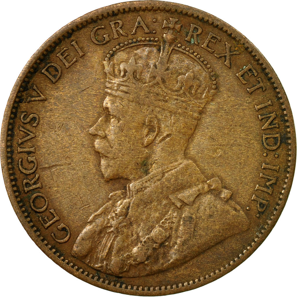 Moneta, Canada, George V, Cent, 1912, Royal Canadian Mint, Ottawa, MB+, Bronzo