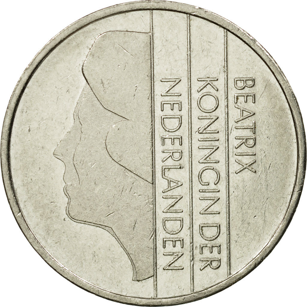 Münze, Niederlande, Beatrix, Gulden, 1993, S+, Nickel, KM:205