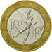 Moneda, Francia, Génie, 10 Francs, 1989, Paris, MBC, Bimetálico, KM:964.1