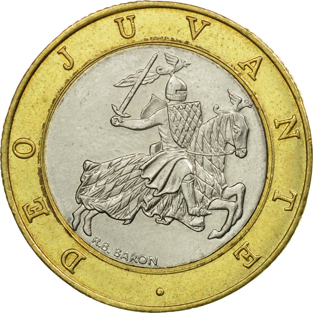 Moneta, Monaco, Rainier III, 10 Francs, 1996, BB, Bi-metallico, KM:163