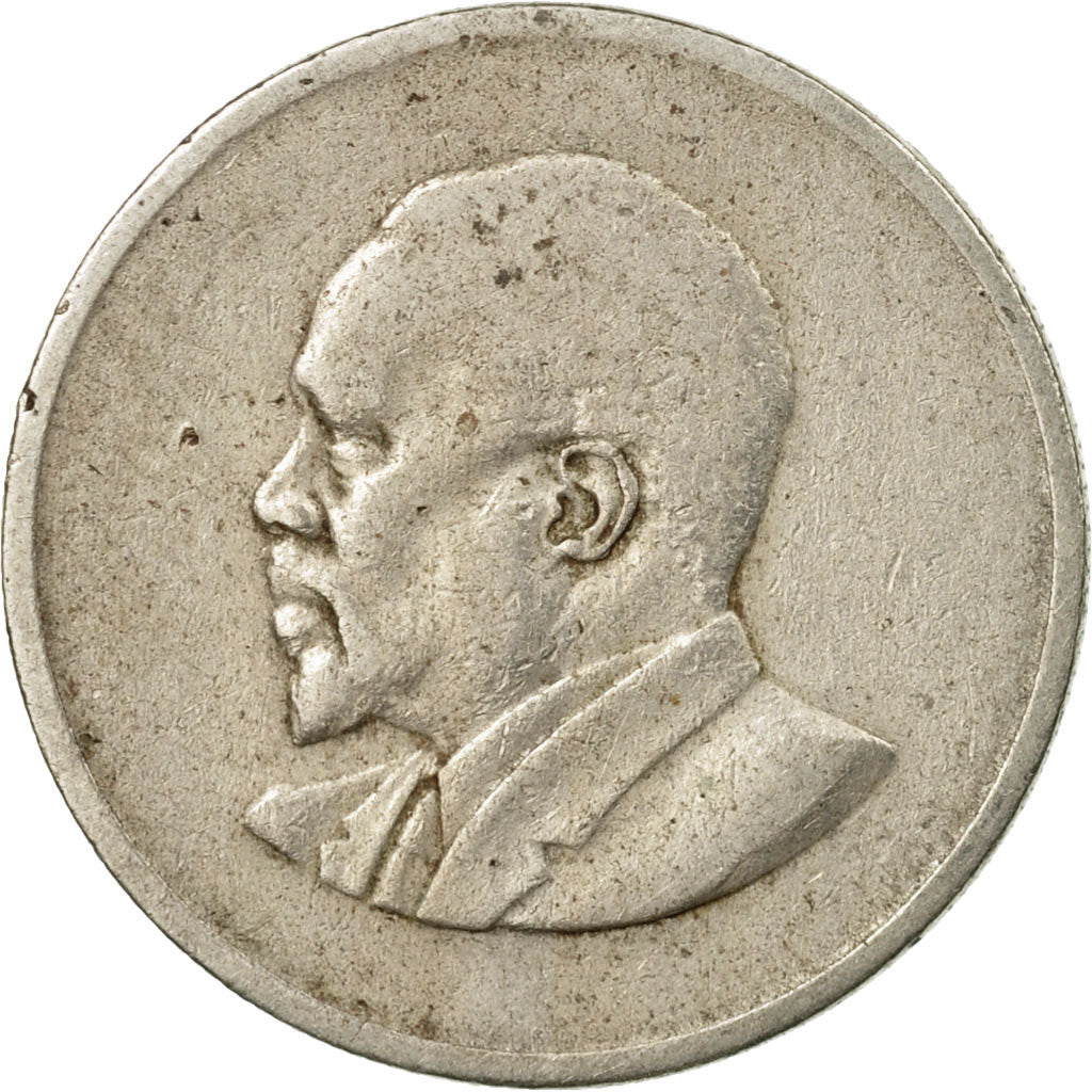 Coin, Kenya, 50 Cents, 1966, EF(40-45), Copper-nickel, KM:4