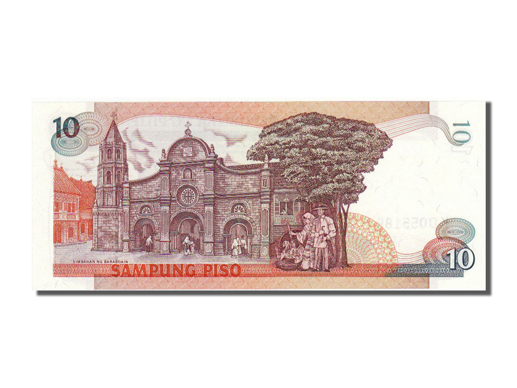 Philippines, 10 Piso, 1985, KM #169b, UNC(65-70), KC055186