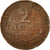 Moneda, Francia, Dupuis, 2 Centimes, 1902, Paris, BC+, Bronce, KM:841