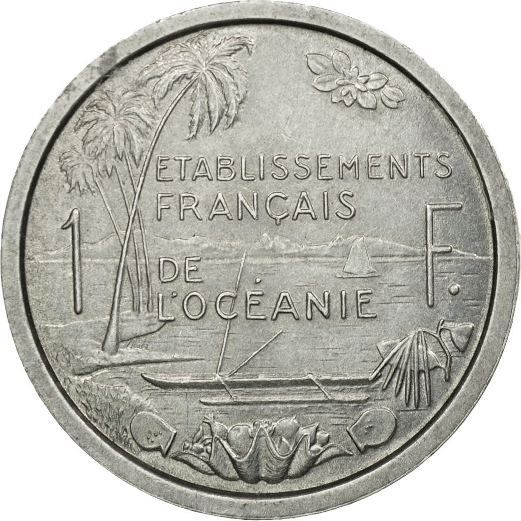 Moneda, OCEANÍA FRANCESA, Franc, 1949, MBC, Aluminio, KM:2