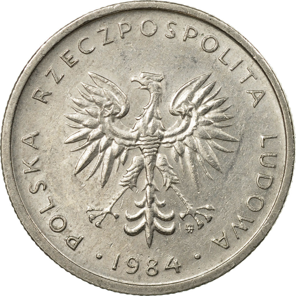 Coin, Poland, 10 Zlotych, 1984, Warsaw, VF(30-35), Copper-nickel, KM:152.1