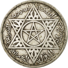 Coin, Morocco, Mohammed V, 100 Francs, 1953, Paris, VF(30-35), Silver, KM:52