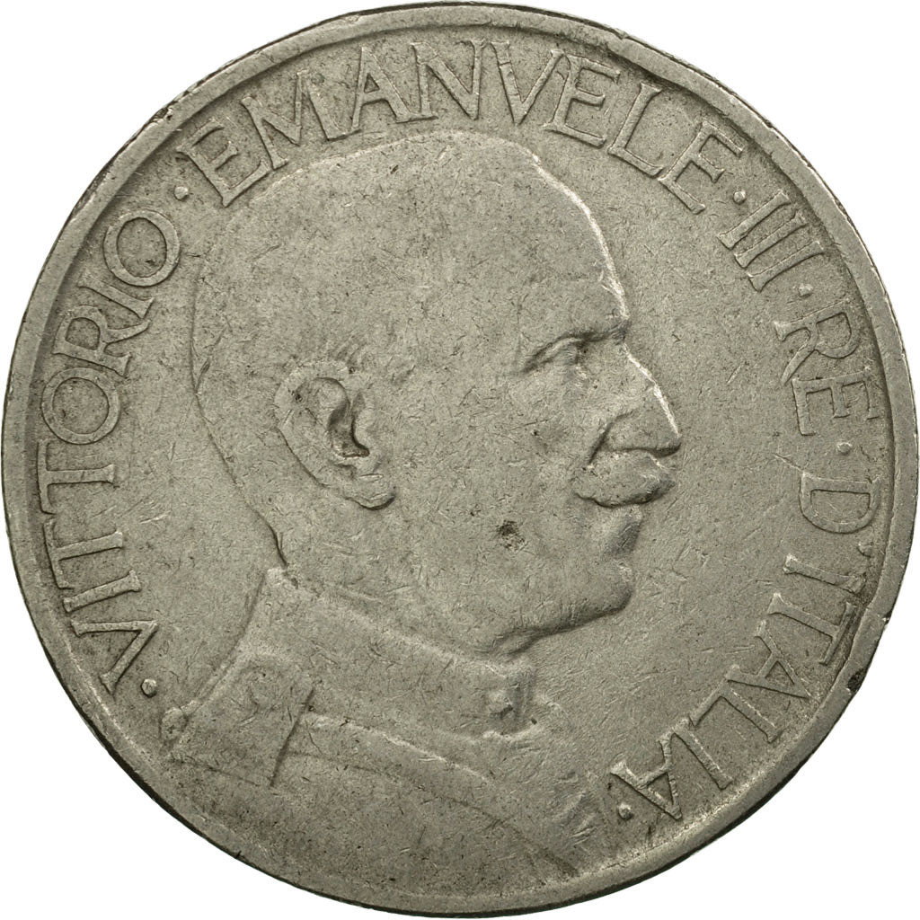 Munten, Italië, Vittorio Emanuele III, 2 Lire, 1924, Rome, FR+, Nickel, KM:63