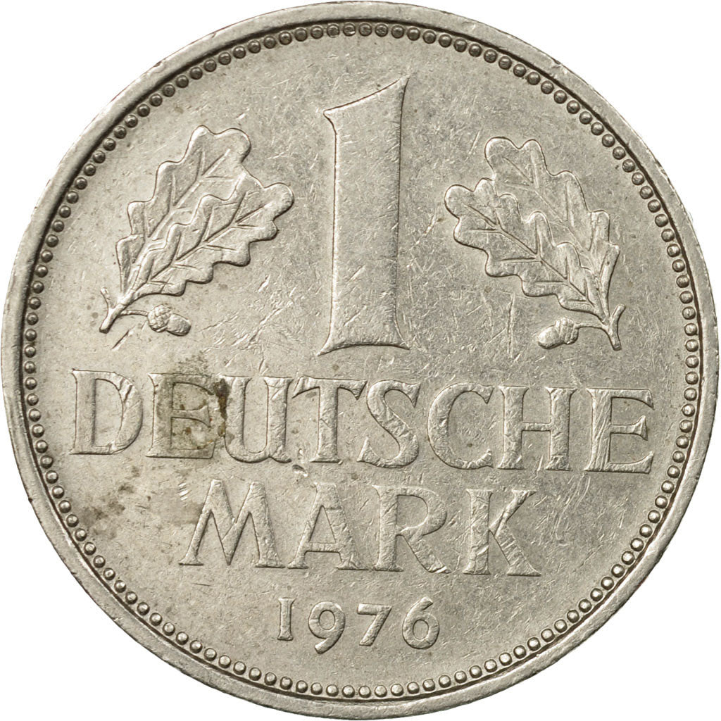 Münze, Bundesrepublik Deutschland, Mark, 1976, Munich, S, Copper-nickel, KM:110