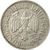 Coin, GERMANY - FEDERAL REPUBLIC, Mark, 1954, Karlsruhe, EF(40-45)