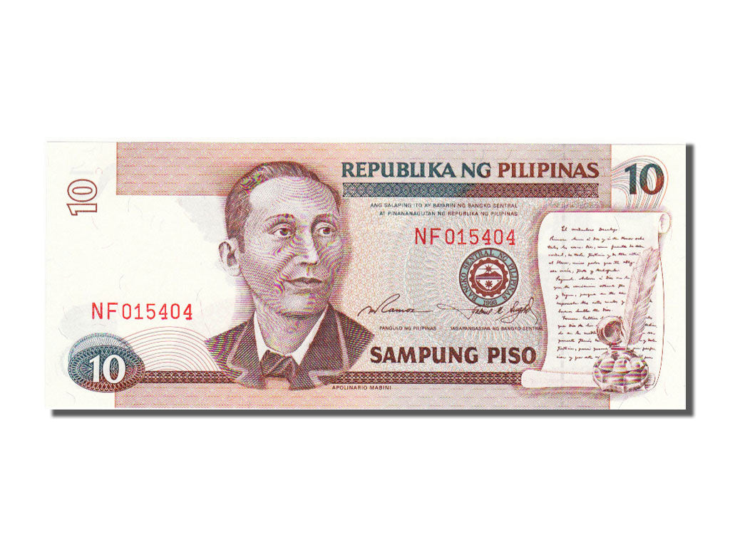 Filippine, 10 Piso, 1995, FDS